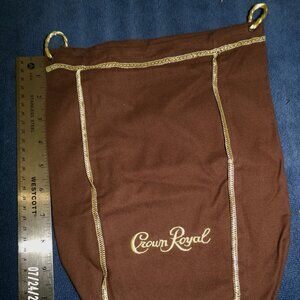 Lot of (10) Crown Royal Maple Limited Edition Brown Bag 1750ml 9"x13"
